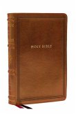 KJV Large Print Reference Bible, Brown Leathersoft, Red Letter, Comfort Print (Sovereign Collection)