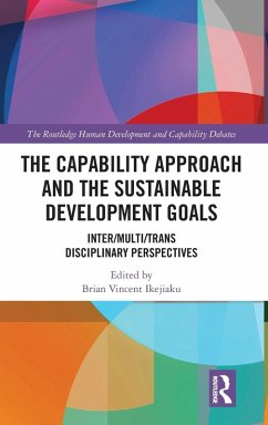 Cover The Capability Approach and the Sustainable Development Goals