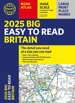 2025 Philip's Big Easy to Read Britain Road Atlas - Philip's Maps