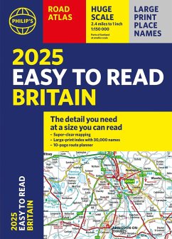 2025 Philip's Easy to Read Road Atlas of Britain - Philip's Maps