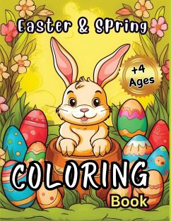 Easter & Spring Coloring Book 4+ - Tobba