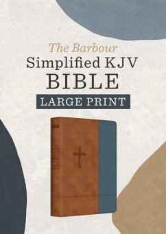 Cover The Barbour Simplified Kjv--Large Print [Rust & Stone Cross]