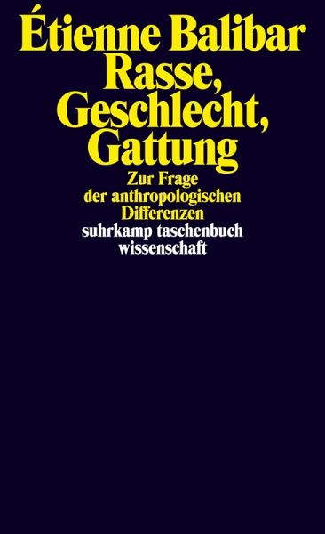 Rasse, Geschlecht, Gattung (eBook, ePUB) Rasse, Geschlecht, Gattung (eBook, ePUB)