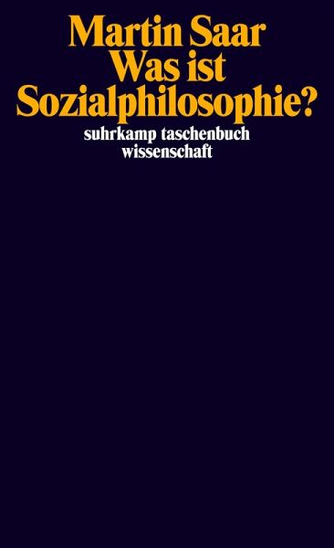 Was ist Sozialphilosophie? (eBook, ePUB) Was ist Sozialphilosophie? (eBook, ePUB)