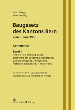 Baugesetz des Kantons Bern (eBook, PDF) - Ludwig, Peter; Zaugg, Aldo