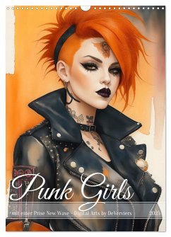 Punk Girls mit einer Prise New Wave (Wandkalender 2025 DIN A3 hoch), CALVENDO Monatskalender - Calvendo;DeVerviers