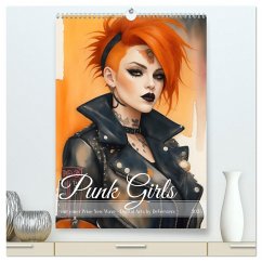 Punk Girls mit einer Prise New Wave (hochwertiger Premium Wandkalender 2025 DIN A2 hoch), Kunstdruck in Hochglanz