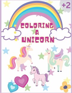 COLORING A UNICORN - Laritzu