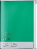 MARK'S 2024/2025 Taschenkalender A5 vertikal, COLORS // Green
