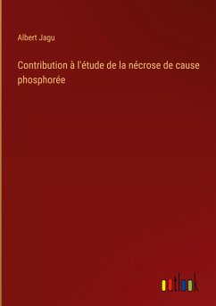 Contribution à l'étude de la nécrose de cause phosphorée