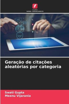 Geração de citações aleatórias por categoria - Gupta, Swati;Vijarania, Meenu