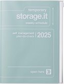 MARK'S 2024/2025 Taschenkalender A5 vertikal, Storage it // Mint