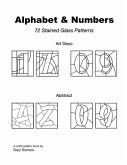 Stained Glass Alphabet and Numbers