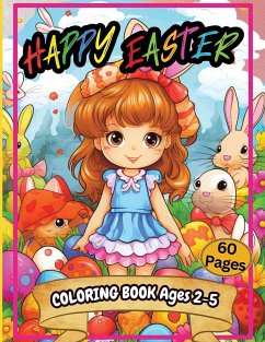 Happy Easter Coloring Book Ages 2-5 - Tobba