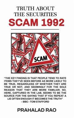 Truth about the Securities Scam 1992 - Rao, Prahalad Ra