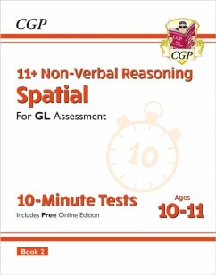 Cover 11+ GL 10-Minute Tests: Non-Verbal Reasoning Spatial - Ages 10-11 Book 2 (with Online Edition)