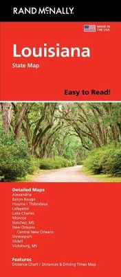 Cover Rand McNally Easy to Read: Louisiana State Map