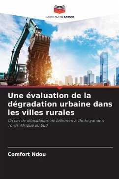 Une évaluation de la dégradation urbaine dans les villes rurales - Ndou, Comfort