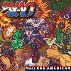 Cover Mad Dog American (Red/Blue Splatter)