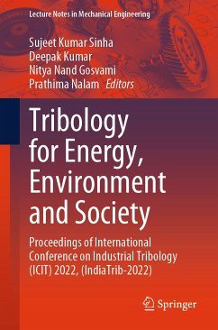 Tribology for Energy, Environment and Society (eBook, PDF)