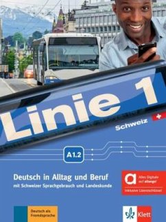 Cover Linie 1 Schweiz A1.2 - Hybride Ausgabe allango, m. 1 Beilage