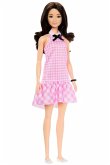 Barbie Fashionista Puppe, rosa Gingham-Kleid