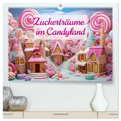 Zuckerträume im Candyland (hochwertiger Premium Wandkalender 2025 DIN A2 quer), Kunstdruck in Hochglanz
