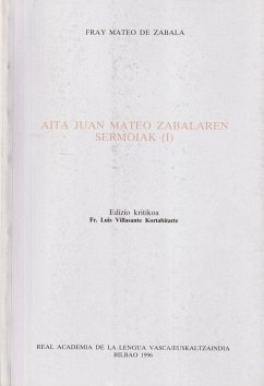 Juan Mateo Zabalaren sermoiak - Villasante, Luis