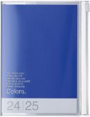 MARK'S 2024/2025 Taschenkalender A6 vertikal, COLORS // Blue