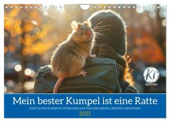 Mein bester Kumpel ist eine Ratte (Wandkalender 2025 DIN A4 quer), CALVENDO Monatskalender