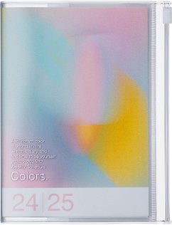 MARK'S 2024/2025 Taschenkalender A6 vertikal, Gradient // Pink