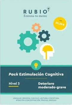 Pack estimulación cognitiva, nivel 3, deterioro moderado-grave - Pedrosa Casado, Beatriz