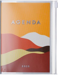MARK'S 2024/2025 Taschenkalender A6 vertikal, Mountain // Orange