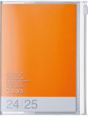 MARK'S 2024/2025 Taschenkalender A6 vertikal, COLORS // Orange