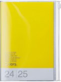MARK'S 2024/2025 Taschenkalender B6 vertikal, Colors // Yellow