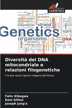 Diversità del DNA mitocondriale e relazioni filogenetiche - Kibegwa, Felix;Githui, Kem;Jung'a, Joseph