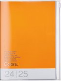 MARK'S 2024/2025 Taschenkalender A5 vertikal, COLORS // Orange