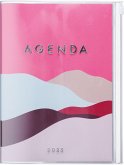 MARK'S 2024/2025 Taschenkalender A5 vertikal, Mountain // Pink