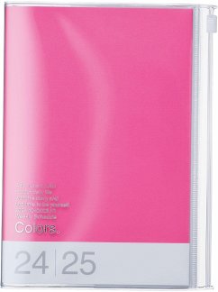 MARK'S 2024/2025 Taschenkalender B6 vertikal, Colors // Pink