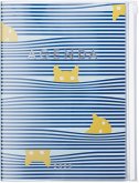 MARK'S 2024/2025 Taschenkalender A5 vertikal, Cats, Blue