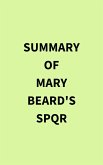 Summary of Mary Beard's SPQR (eBook, ePUB)