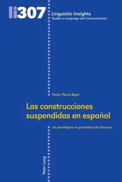 Las construcciones suspendidas en español - Pérez Béjar, Víctor