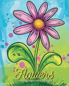 Flower - Big design coloring book - Wath, Polly
