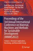 Proceedings of the 3rd Annual International Conference on Material, Machines and Methods for Sustainable Development (MMMS2022) (eBook, PDF)