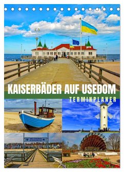 Kaiserbäder auf Usedom (Tischkalender 2025 DIN A5 hoch), CALVENDO Monatskalender