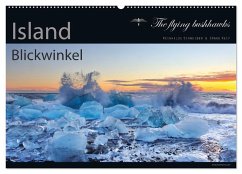 Island Blickwinkel 2025 (Wandkalender 2025 DIN A2 quer), CALVENDO Monatskalender - Calvendo;flying bushhawks, The