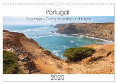 Portugal - Traumküste Costa Vicentina und Lagos (Wandkalender 2025 DIN A3 quer), CALVENDO Monatskalender - Calvendo;SusaZoom