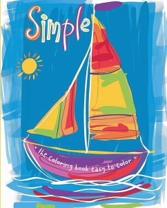 Simple - the coloring book easy to color - Montanari, Adda