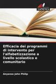 Efficacia dei programmi di intervento per l'alfabetizzazione a livello scolastico e comunitario