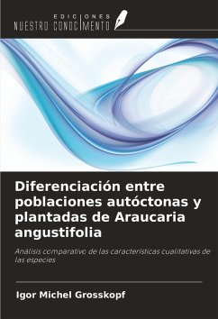 Cover Diferenciación entre poblaciones autóctonas y plantadas de Araucaria angustifolia